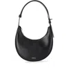 Furla Curved Silhouette Mini Shoulder Bag In Black