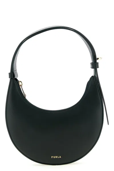 Furla Delizia Mini Bag Nero Black Soft Calf Leather Woman