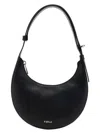 Furla Curved Silhouette Mini Shoulder Bag In Black