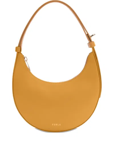 Furla Delizia Top-handle Mini Bag In Yellow