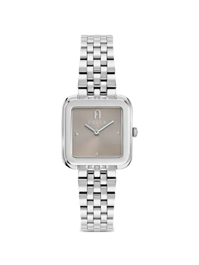 Furla Diamante 27.5mm Watch In Metallic