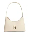 Furla 'mini Bag Leather Curved Handle' In White