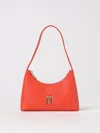 Furla Diamante Leather Bag In Orange