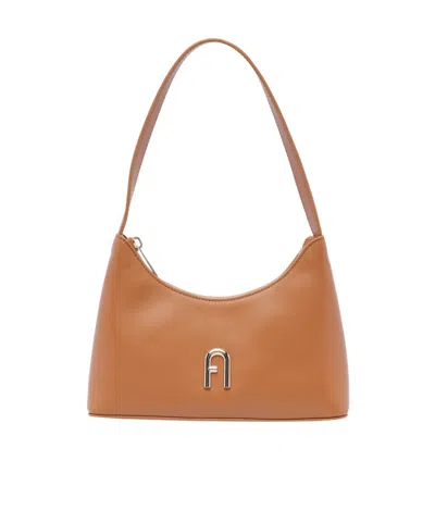FURLA FURLA DIAMANTE LOGO PLAQUE MINI SHOULDER BAG
