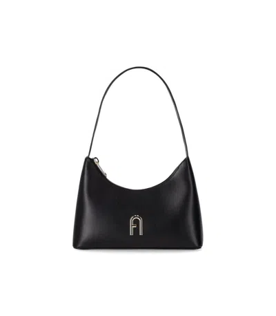 Furla Diamante Mini Black Shoulder Bag