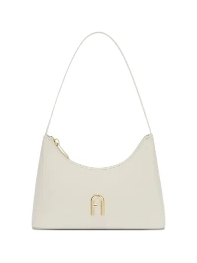 Furla Diamante Mini Shoulder Bag In White