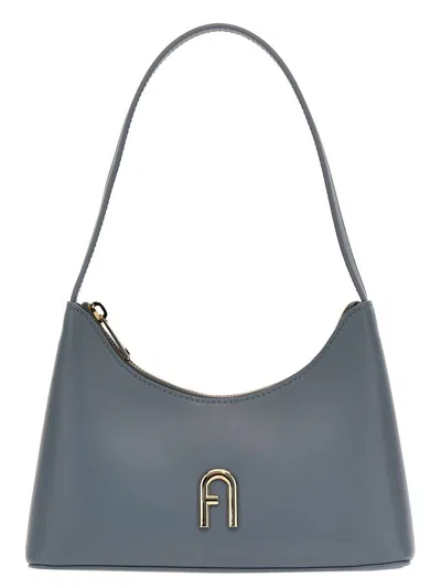 Furla Diamante Mini Shoulder Bag In Blue