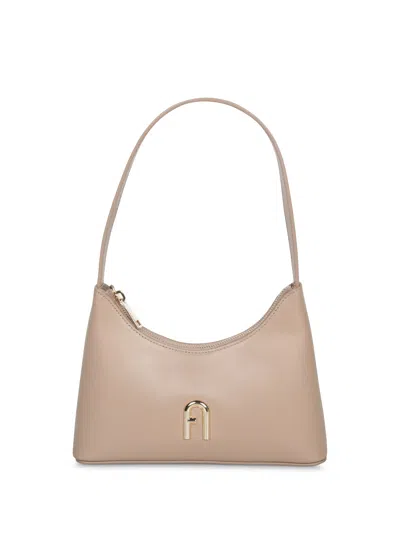 Furla Diamante Mini Shoulder Bag In Sand