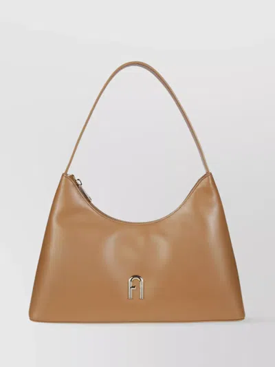 Furla Diamante S Shoulder Bag In Brown