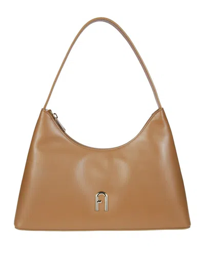 Furla Diamante S Shoulder Bag In Neutral