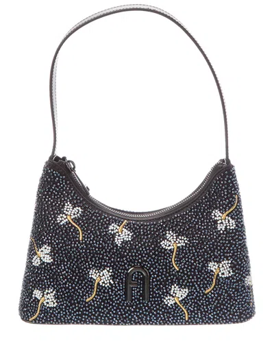Furla Diamante Shoulder Bag In Black