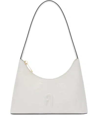 Furla Diamante Shoulder Bag In White