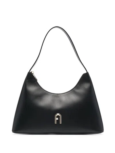 Furla Diamond Small Shoulder Bag Bags In Black