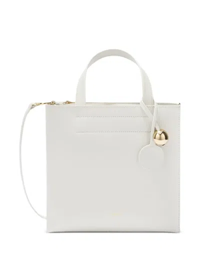 Furla Divide Ball Charm Tote Bag In White