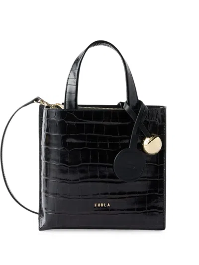 Furla Divide It Tote Mini In Black