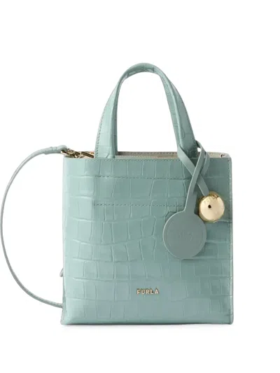 Furla Divide It Tote Mini In Blue