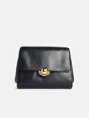 Furla 's Domus' Black Leather Shoulder Bag In Black