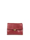 Furla Domus M Red Leather Shoulder Bag In Red