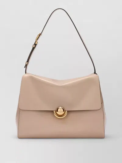 FURLA DOMUS MEDIUM SHOULDER BAG GOLD TONE HARDWARE