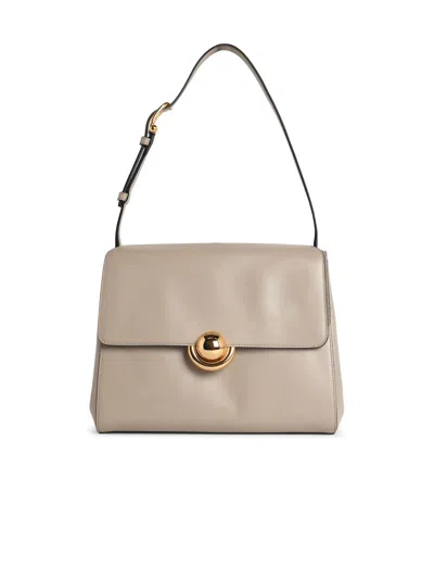 Furla 'domus' S Shoulder Bag In Linen Lear In Gray