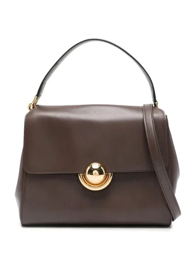 Furla Domus S Top Handle Bags In Brown