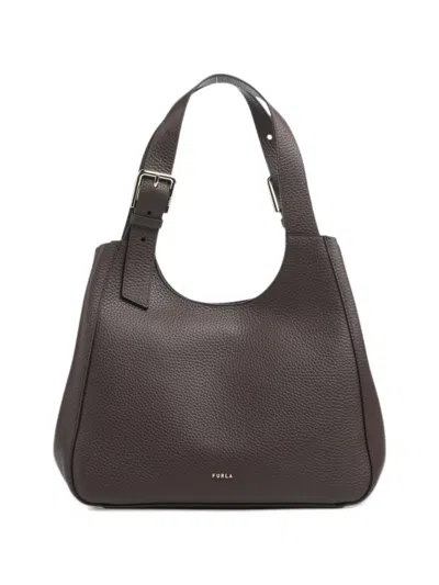 Furla Dora M Tote Bag In Gray