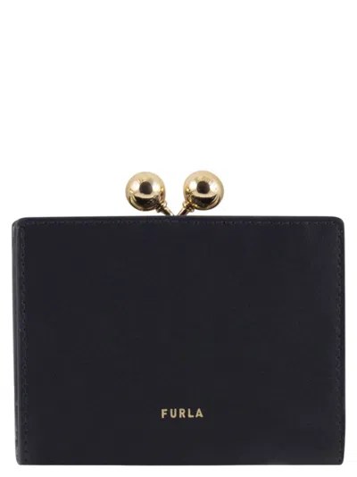 Furla Dots - Compact Wallet S In Black