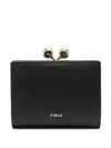 Furla Dots S Compact Wallet Accessories In Black