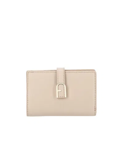 Furla Double-folded Wallet In Nude