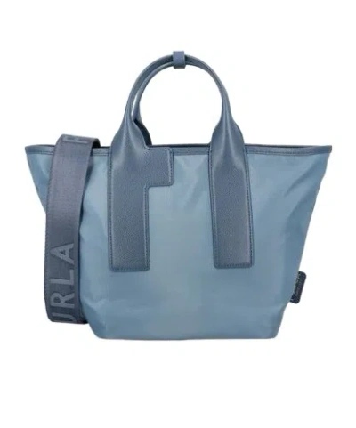 Furla Double Handle Shoulder Bag In Blue