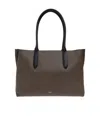 Furla Double Handle Tote Bag In Brown