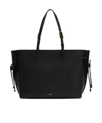 Furla Double-handled Shoulder Bag In Brown