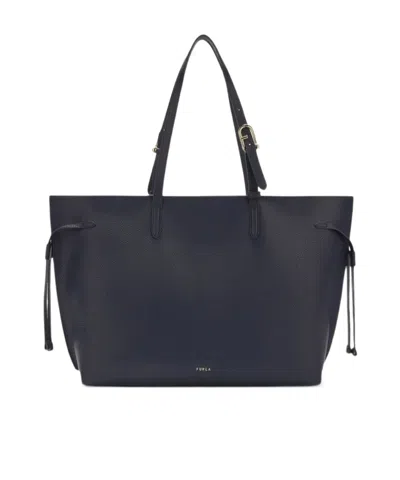 Furla Double-handled Handbag In Black