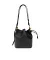 Furla Draw-rope Bucket Bag In Black
