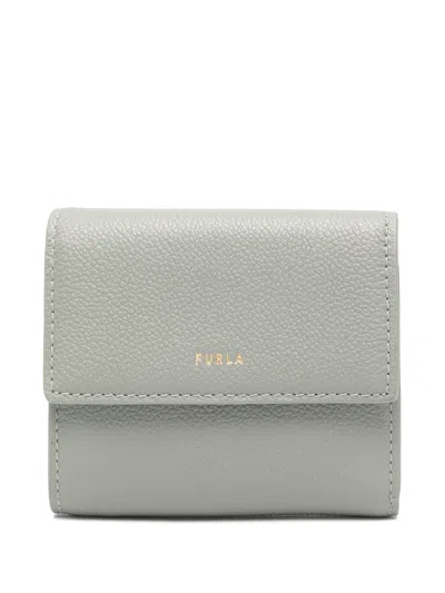 Furla Drop M Compact Wallet In Gray