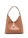 Furla "droplet" Medium Hobo Bag In Brown