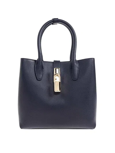 Furla Drop S Tote Bag In Blue