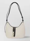 Furla Drop Shoulder Bag With Adjustable Strap And Metal Accents