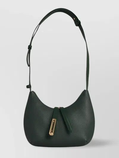 Furla 'droplet' Textured Leather Bag With Adjustable Strap