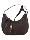 Furla Dual Zip Shoulder Bag In Brown