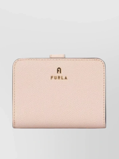Furla Elegant Textured Wallet With A Distinctive Finish In Pastel