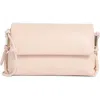 Furla Elettra Leather Crossbody Bag In Pink