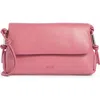 Furla Elettra Leather Crossbody Bag In Pink