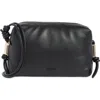 Furla Elettra Mini Leather Camera Crossbody Bag In Black