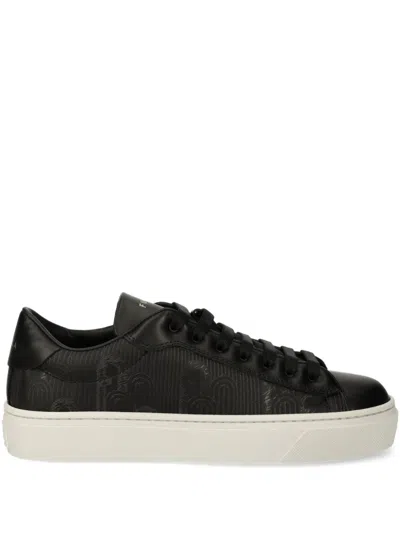 Furla Embossed Trainers In Black