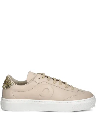 Furla Enjoy Lace-up Sneaker In Neutral