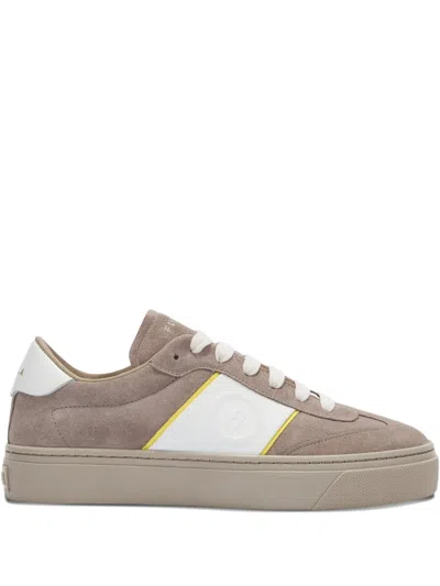 Furla Enjoy Logo-detail Lace-up Sneakers In Brown