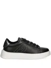 Furla Black Polyethylene Sneaker In Black