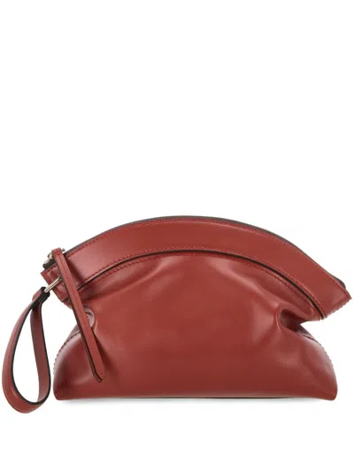 Furla Erica Small Clutch Bag In Red