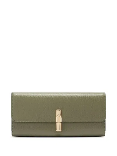 Furla Extra Large Iride Continental Wallet In Green